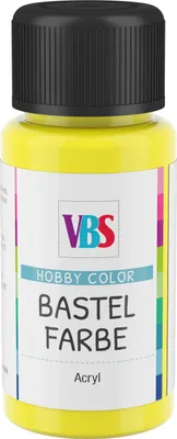 Produktbild von VBS Bastelfarbe, 50 ml Zitronengelb
