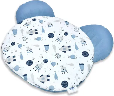Produktbild von Pepi Kuschelkissen - Teddybär-Kissen - 50×50 cm - Kinderkissen Dekokissen für Kinder/ Babyzimmer Plüschteddybär Kuscheltier - Magic Space mit Velvet