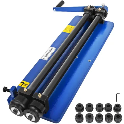 Productafbeelding van Sleuvensnijder - Groefmachine - Metalen Roller - Groefroller - Metaalbewerking - 45,7 cm Werkbreedte