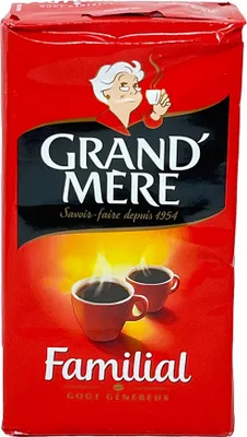 Produktbild von Kaffee Grand' Mère Familial, gemahlener Kaffee aus Frankreich, 250g