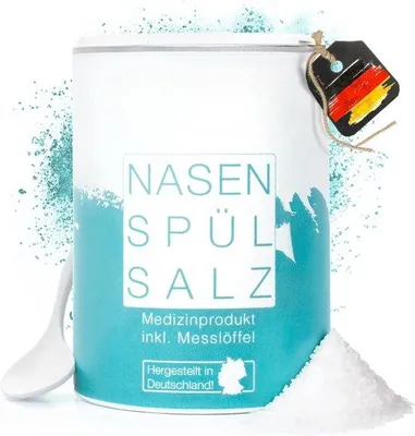 Produktbild von XXL-Neusspoelzout-Oplossing 300g mit Doseerlepel in Navulverpackung