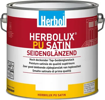 Produktbild von Herbol Herbolux PolyurethanSatin - 0.75 Ltr Weiss