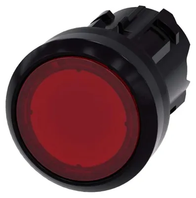 Zdjęcie produktu dla Siemens 3SU10010AB200AA0, Plastik, IP66, IP67, IP69, IP69K, Czarny, Czerwony, 2,2 cm, 29,5 mm, 29,5 mm