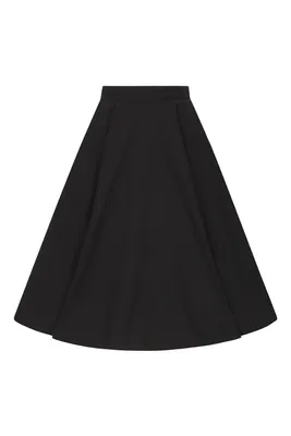 Produktbild von Hell Bunny Mittellanger Rock Damen Abi 50s Skirt schwarz M