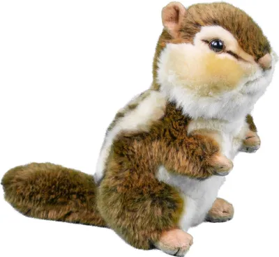Produktbild von Kuscheltier Streifenhörnchen stehend braun 20 cm Plüschtier
