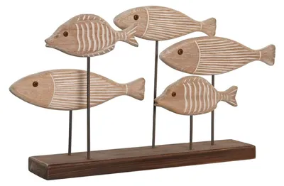 Dekorative Figur, braun, antik, 51 x 8 x 27 cm