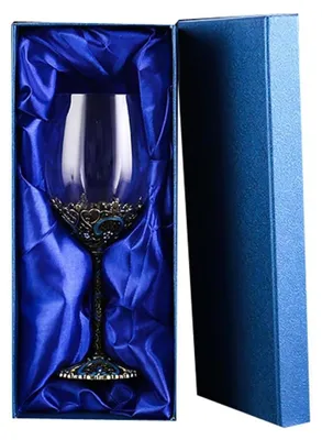 Zdjęcie produktu dla Elegancka szklana dekantera do wina z pudełkiem prezentowym