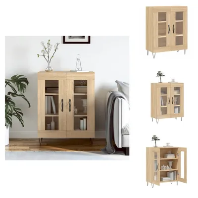 Image de vidaXL Sideboard Chêne Sonoma 69,5x34x90 cm Bois composite - Sideboards