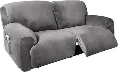 Immagine prodotto di Set di divani lounge - 6 pezzi - 190-254 cm - Grigio