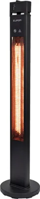 Produktbild von Eurom Terrassenheizer Q-Tower 2000 RCD Standgerät Carbon IP65 Fernbedienung