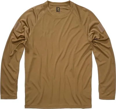 Produktbild von Brandit Quickdry Langarmshirt camel, 7XL