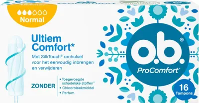 Zdjęcie produktu dla ob Tampony - ProComfort Normal - Dla optymalnej ochrony - 16 tamponów - 1 szt