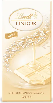 Obrázok produktu pre Lindt Lindor biela čokoláda s plnkou, ktorá sa rozplýva v ústach 100g