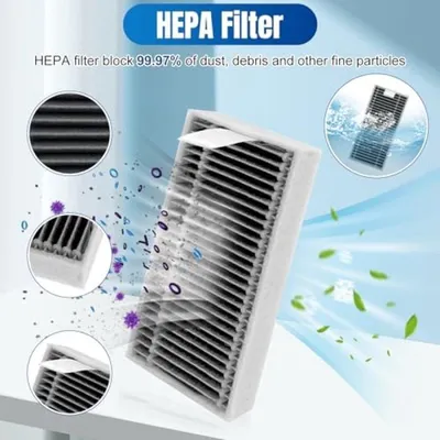 Produktbild von PromoHome® 17-teiliges Komplett-Set für Ecovacs Deebot T80 Omni/T80 - Wartungskit mit Hauptbürste, Wischwalze, Seitenbürsten, HEPA-Filtern