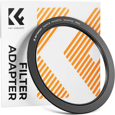 Imagen del producto de Anillo adaptador magnético, fácil de instalar, compatible con filtros magnéticos, 1 unidad, para