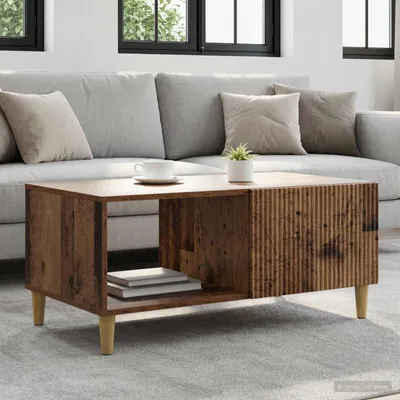 Produktbild von vidaXL Couchtisch Altholz 90 x 50 x 40 cm Holzwerkstoff