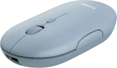Produktbild von Puck Wiederaufladbare Kabellose Maus, Bluetooth und 2.4 GHz Verbindung via USB-Mikroempfänger, DPI 1600,Ergonomisch für PC/Mac/Computer/Laptop/MacBook