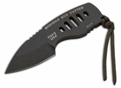 Produktbild von TOPS Knives Baghdad Box Cutter, 1095 Kohlenstoffst., 5,7 cm