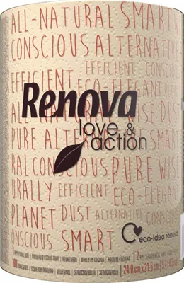 Image de Renova essuie-mains en papier1R 100 feuilles écru