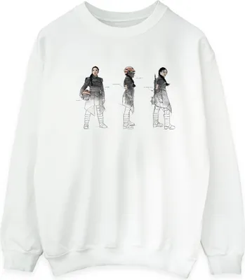 Produktbild von Star Wars - "The Book Of Boba Fett" Sweatshirt für Herren BI43980 (4XL) (Weiß)