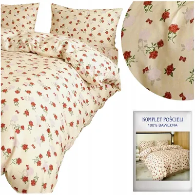 Produktbild von Łóżkoholicy Satin Baumwolle Bettwäsche 200x220 Blumen
