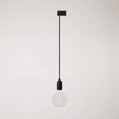 Immagine prodotto di Creative Cables - Lampada a sospensione per binario in silicone con cavo tessile -lampadina non inclusa