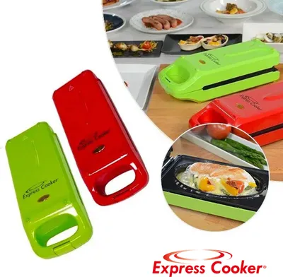 Image de Multigrille Starlyf Express Cooker pour la cuisine - Rouge
