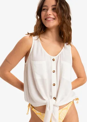 Immagine prodotto di Roxy Tropical Hill T-shirt senza maniche Beige L Donna Beige L