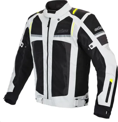 Produktbild von Büse Livorno Motorrad Textiljacke, hellgrau, XL