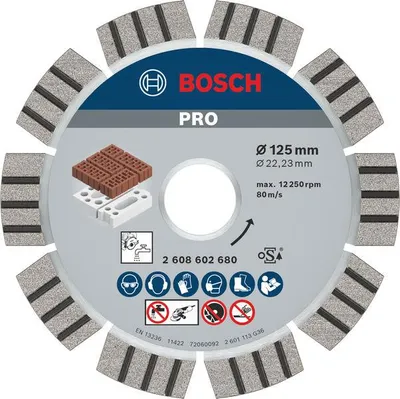 Produktbild von PRO Abrasive Diamanttrennscheibe, 125 x 22,23 mm