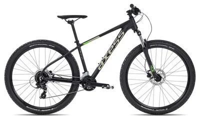 Produktbild von Axess BRASH leichtes Hardtail Mountainbike 27.5 Zoll Schwarz 18 Zoll