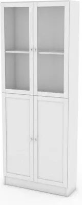 Produktbild von Base Regal 4 Türen. Weiss.