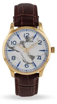 Productafbeelding van Holzkern herenhorloge Primetime, Howlith/goudkleurig
