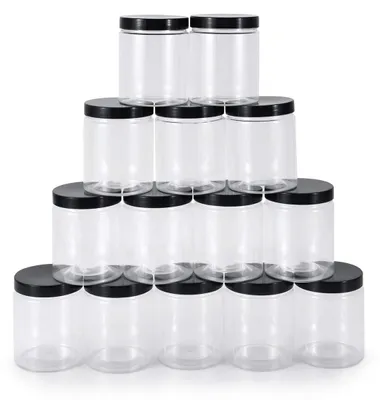 14 Kunststoff-Vorratsdosen 250 ml mit luftdichtem Deckel
