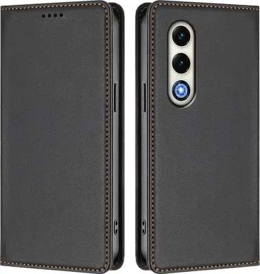 Image de Etui en cuir pour itel S25, étui magnétique en cuirPolyuréthaneavec support Noir