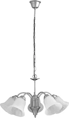 Produktbild von Rabalux 7365 Kronleuchter 5 Spots Francesca, E14, silber-weiß, rund, Standard, ø600mm