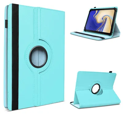 Produktbild von Tablet Tasche für HMD T21 Hülle Schutzhülle Case Schutz Cover 360 Grad DrehbarFarben:Türkis