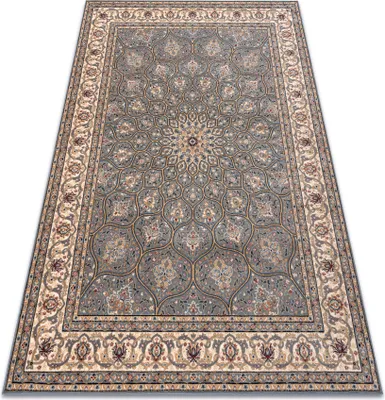 Immagine prodotto di Tappeto in lana NAIN Rosetta, telaio, 1180/51034 blu / beige azzurro 200x300 cm