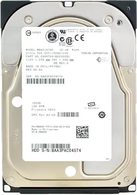 Produktbild von Festplatte Dell 146Gb MBA3147NC 15000Rpm SCSI 80-PIN 0NN996