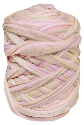 1m Filzwolle meliert Märchenwolle Merino Nassfilzen Trockenfilzen Spinnen Meterware limone