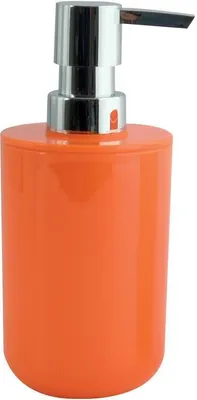 Produktbild von MSV Seifenspender "Inagua" Flüssigseifen-Spender, Fassungsvermögen 7 x 7 x 16 cm - Orange