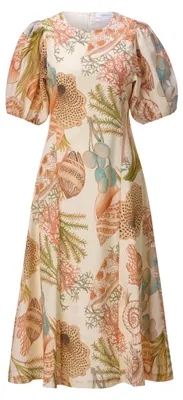 Produktbild von Rich & Royal (4) Printed Summer Baumwolle Midi Dress soft papaya soft papaya 42