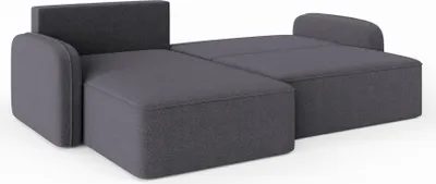 Zdjęcie produktu dla Narożnik Fado L - narożnik w kształcie litery L, z funkcją spania, pojemnik na pościel, mebel tapicerowany, LEWY, Melody 5
