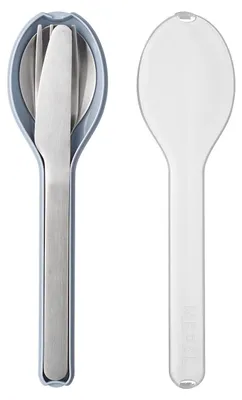 Produktbild von Mepal - Besteck 3-teiliges Set Ellipse - Nordic blue