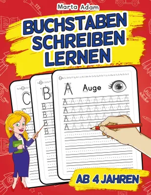 Produktbild von Buchstaben Schreiben Lernen Ab 4 Jahren