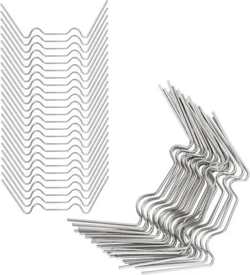 Produktbild von Famanu Gewächshausklemmen 100 Stück - Edelstahl 1,6 mm