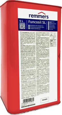 Produktbild von Remmers Funcosil SL farblos UV-Beständigkeit, hydrophobierende Imprägnierung  5L Fassaden  Verschmutzung , Ausgezeichnete Langzeitwirkung