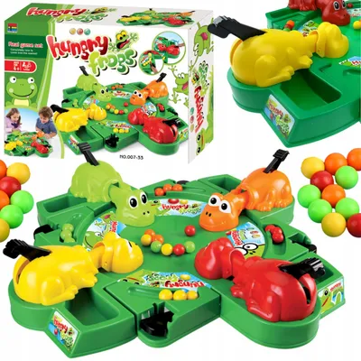 Produktbild von ProNice Głodne Żabki Geschicklichkeitsspiel für Kinder Farbige Kugeln