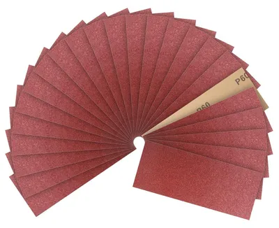 Produktbild von Schleifpapier Set 24 Stück Körnung 60 23 x 9 cm für Grob- und Feinschliff