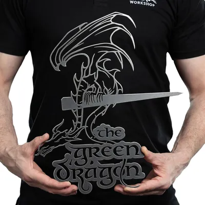 Zdjęcie produktu dla Weta Workshop WŁODZICI PIERŚCIENI - Sylwetka zielonego smoka Metalbird